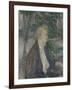 Woman Seated in a Garden, 1891-Henri de Toulouse-Lautrec-Framed Giclee Print