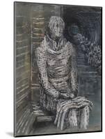 Woman Seated in the Underground-Henry Moore-Mounted Giclee Print