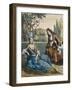 Woman Seated on Grass-Nicolas Bonnart-Framed Giclee Print