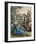 Woman Seated on Grass-Nicolas Bonnart-Framed Giclee Print