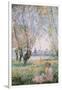 Woman Seated under the Willows-Claude Monet-Framed Art Print