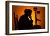 Woman Seated with Crutches-Anthony West-Framed Photographic Print