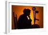 Woman Seated with Crutches-Anthony West-Framed Photographic Print