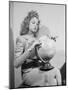 Woman Seated with Globe-Philip Gendreau-Mounted Photographic Print