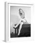 Woman Seated with Legs Crossed-Philip Gendreau-Framed Photographic Print
