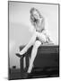 Woman Seated with Legs Crossed-Philip Gendreau-Mounted Photographic Print