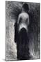 Woman Seen from the Back, C1880-1891-Georges Seurat-Mounted Giclee Print