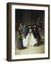 Woman Selling Essences-Pietro Longhi-Framed Giclee Print