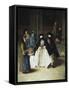 Woman Selling Essences-Pietro Longhi-Framed Stretched Canvas