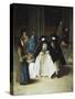 Woman Selling Essences-Pietro Longhi-Stretched Canvas