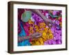 Woman Selling Flower, Pushkar, Rajasthan, India-Keren Su-Framed Premium Photographic Print