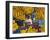 Woman Selling Fruit in a Market Stall in Gonder, Gonder, Ethiopia, Africa-Gavin Hellier-Framed Photographic Print