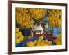 Woman Selling Fruit in a Market Stall in Gonder, Gonder, Ethiopia, Africa-Gavin Hellier-Framed Photographic Print