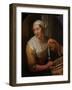 Woman Selling Herrings, 1675-80 (Oil on Panel)-Godfried Schalken Or Schalcken-Framed Giclee Print