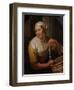 Woman Selling Herrings, 1675-80 (Oil on Panel)-Godfried Schalken Or Schalcken-Framed Giclee Print