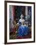 Woman Sewing on Loom-Tito Agujari-Framed Giclee Print