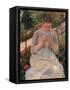 Woman Sewing-Mary Cassatt-Framed Stretched Canvas