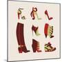 Woman Shoes-yemelianova-Mounted Art Print