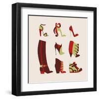 Woman Shoes-yemelianova-Framed Art Print