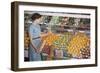 Woman Shopping at Grocery Store-William P. Gottlieb-Framed Photographic Print