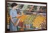Woman Shopping at Grocery Store-William P. Gottlieb-Framed Photographic Print