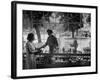 Woman Shopping For Cosmetics-Alfred Eisenstaedt-Framed Photographic Print