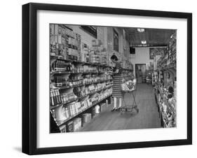 Woman Shopping in A&P Grocery Store-Alfred Eisenstaedt-Framed Photographic Print