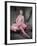 Woman Showing Garter-null-Framed Photographic Print