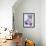 Woman Sieving Flour into a Bowl, Crockery & Eggs in Front-Linda Burgess-Framed Photographic Print displayed on a wall