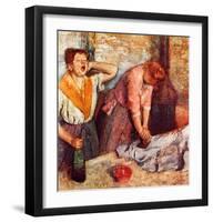 Woman Singing-Edgar Degas-Framed Giclee Print