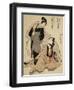 Woman Sitting and Thinking with Another Woman Standing Beside Her-null-Framed Giclee Print