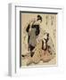 Woman Sitting and Thinking with Another Woman Standing Beside Her-null-Framed Giclee Print