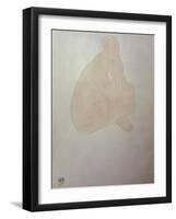 Woman Sitting Cross-Legged-Auguste Rodin-Framed Giclee Print