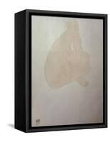 Woman Sitting Cross-Legged-Auguste Rodin-Framed Stretched Canvas