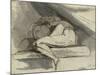 Woman Sitting, Curled up, after 1778-Henry Fuseli-Mounted Giclee Print