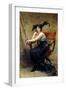 Woman Sitting in a Dagobert Armchair-Madeleine Lemaire-Framed Giclee Print