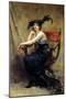 Woman Sitting in a Dagobert Armchair-Madeleine Lemaire-Mounted Giclee Print