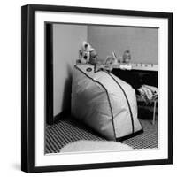 Woman Sitting in a Portable Finnish Sauna Bath-Yale Joel-Framed Photographic Print