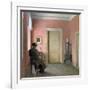 Woman Sitting in an Interior, 1915-Peter Vilhelm Ilsted-Framed Giclee Print