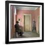 Woman Sitting in an Interior, 1915-Peter Vilhelm Ilsted-Framed Giclee Print