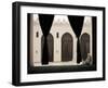 Woman Sitting in the Mosque of Al-Hakim, Cairo, Egypt, North Africa, Africa-Mcconnell Andrew-Framed Premium Photographic Print