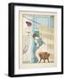 Woman Sitting on a Large Pot, Illustration from 'The Works of Hippocrates', 1934 (Colour Litho)-Joseph Kuhn-Regnier-Framed Giclee Print