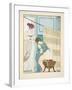 Woman Sitting on a Large Pot, Illustration from 'The Works of Hippocrates', 1934 (Colour Litho)-Joseph Kuhn-Regnier-Framed Giclee Print