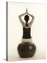 Woman Sitting on Exercise Ball-Cristina-Stretched Canvas