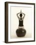 Woman Sitting on Exercise Ball-Cristina-Framed Photographic Print