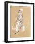 Woman Sitting-Jules Pascin-Framed Giclee Print