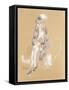 Woman Sitting-Jules Pascin-Framed Stretched Canvas