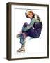 "Woman Skater,"January 21, 1933-Guy Hoff-Framed Giclee Print