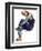 "Woman Skater,"January 21, 1933-Guy Hoff-Framed Giclee Print