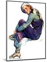 "Woman Skater,"January 21, 1933-Guy Hoff-Mounted Giclee Print